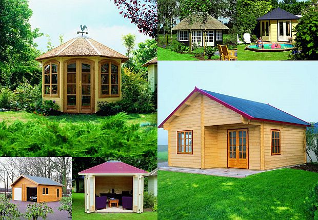 Dřevostavby: zahradní domky, chatky, altány (EXPORTEC)