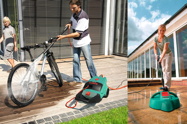 Vysokotlaké čističe: ukázka použití (BOSCH)