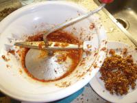 Rosa rugosa (Růže svraskalá 4, vylisování povařených šípků)